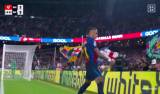 Barcelona 2-0 Racing Santander.